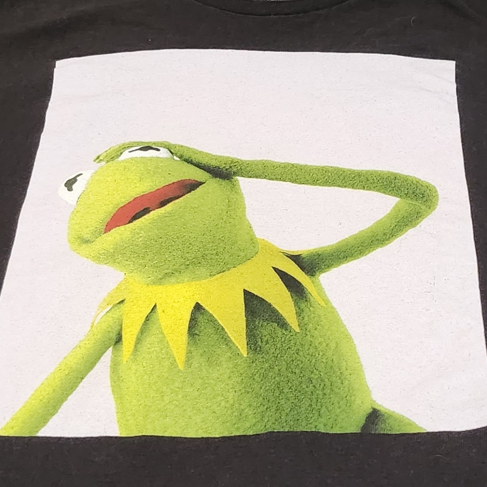 Disney's Muppets Kermit The Frog T shirt Size L unisex